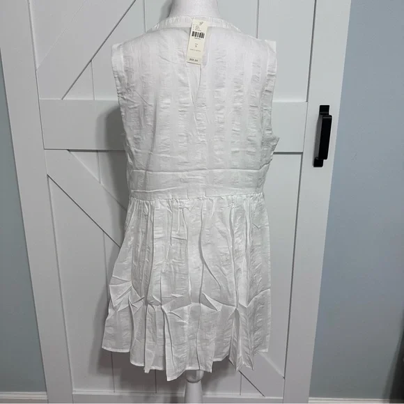 Anthropologie White Button-Down Blouse - Picture 2 of 4